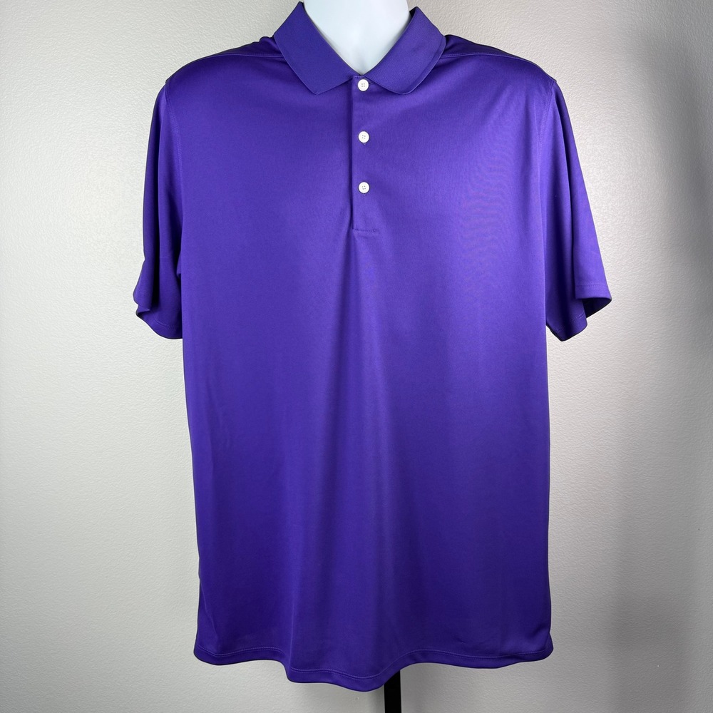 Nike Dri-Fit Men's Purple Short‎ Sleeve Golf Polo F&G